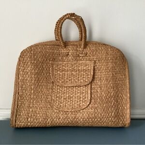 Woven Tan Handbag